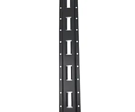 Tout - Rails, barres, poutres Rail d’arrimage universel vertical / Rail E-track - 0,6m - Acier - Noir