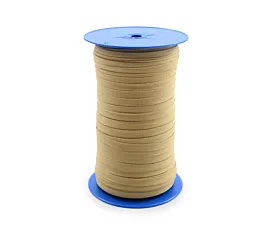 Tout - Sangles en coton Ruban en coton 10mm - couleur champagne - 100m, 250m Tout - Sangles en coton Ruban en coton 10mm - couleur champagne - 100m, 250m
