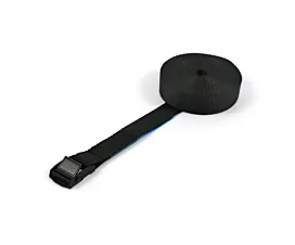 Sangles 25mm - Sur mesure Sangle d’arrimage - 250kg - 25mm - En 1 pièce - Boucle à came - Noir + étiquette personnalisée