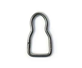Inox - Crochets Anneau - Forme de bouteille - 30mm - Inox