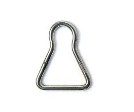 Inox - Crochets Anneau - Forme trou de serrure - 50mm - Inox