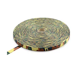 Polyester 25mm Sangle PES 25mm - 1200kg - 100m - Rouleau - Camouflage
