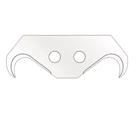 Lames de rechange Lames de rechange Secupro625, Megasafe, Maxisafe, Secunorm 525, Profi25 - Lame crochue - 10pcs