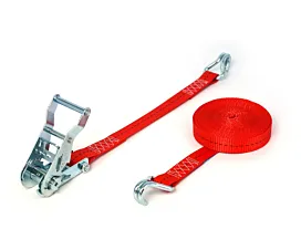 Sangles 25mm - Sur mesure Sangle d’arrimage -  1,5T - 25mm - en 2 pièces - Crochets doigts serrés - Personnalisée