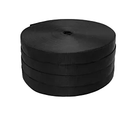 Polypropylène - 50mm Sangle en polypropylène - 50mm - 1000kg - 400m en rouleau - Noir