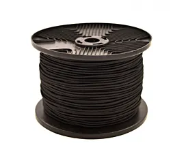 Conteneur - Bâches Câble élastique en rouleau (8mm) - 120m - noir