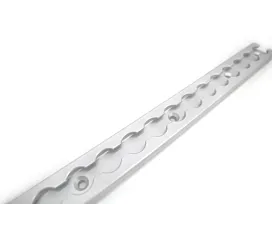 Rails Airline & Accessoires Rail d’arrimage L-track avec bords droits - 0,6m - Aluminium
