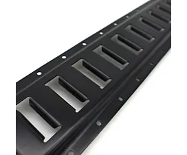Tout - Rails, barres, poutres Rail d’arrimage universel horizontal / E-track - 0,6m - Acier - Noir