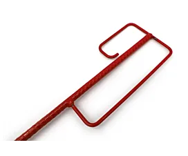 Tout - Filets & Bâches Piquet pour filet de balisage - 1,25 m - Rouge - 10pcs