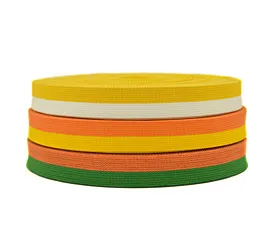 Tout - Sangles en coton Ceinture de judo bicolore (50m en rouleau) Tout - Sangles en coton Ceinture de judo bicolore (50m en rouleau)