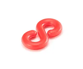 Tout - Signalisation Crochet S pour chaîne de signalisation (8 et 10mm) - PP - Rouge ou Blanc Tout - Signalisation Crochet S pour chaîne de signalisation (8 et 10mm) - PP - Rouge ou Blanc