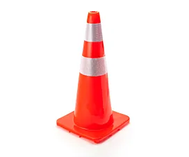 Tout - Signalisation Cône de signalisation - Orange avec bandes réfléchissantes - 70cm Tout - Signalisation Cône de signalisation - Orange avec bandes réfléchissantes - 70cm